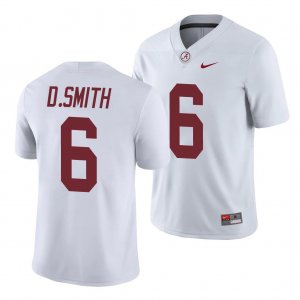 Men's Alabama Crimson Tide #6 DeVonta Smith White Game NCAA College Football Jersey 2403XAMS6